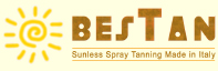 Bestan sunless spray tanning made in Italy to solarium business and distributors