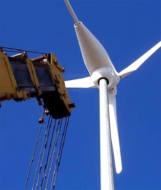 The ItalCantieri product line from 20 kW and 2-5 MW wind turbines. The high engineering technology and the size and capacity of the turbine have been carefully selected to open up the wind energy market to smaller investors, businesses and industries at an affordable price. The main components of our wind power turbines are: Three fiberglass blade rotor, Minimum wind speed 3 m/s, Planetary gearboxes and brake, Generator efficient at partial load, Tapered tubular steel Tower, Microprocessor Controller, Automatic operation system, Operating safety system, Long distance remote control, Normal Speed 13 m/s Max 25 m/s